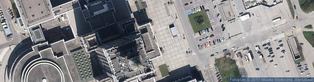 Zdjęcie satelitarne Informacja Turystyczna i Kulturalna Miasta Stołecznego Warszawy