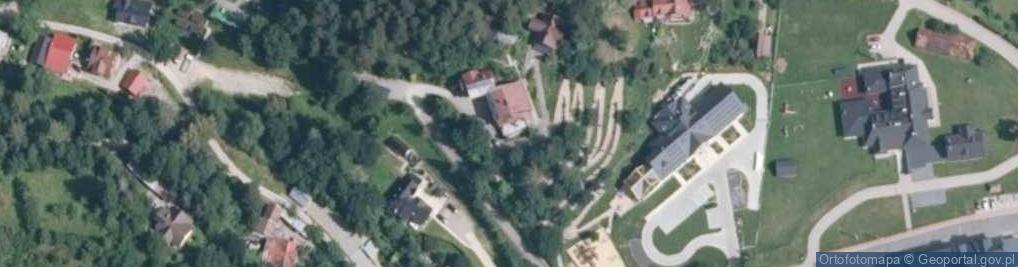 Zdjęcie satelitarne Instytut im.KS.F.Blachnickiego w Krościenku N.Dunajcem