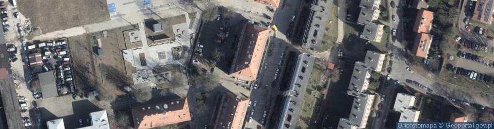 Zdjęcie satelitarne Instytut Pamięci Narodowej-Komisja Ścigania Zbrodni Przeciwko Narodowi Polskiemu Oddział w Szczecinie