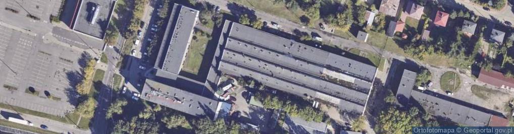 Zdjęcie satelitarne Instytut Przemysłu Gumowego Stomil