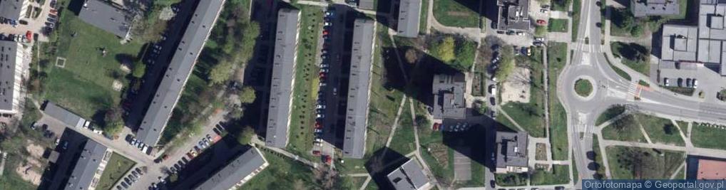 Zdjęcie satelitarne Iskra Biuro Usług Projektowo Kosztorysowych