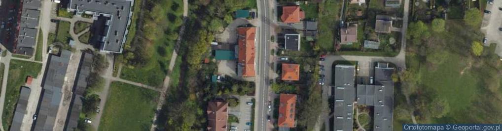 Zdjęcie satelitarne IV Liceum Ogólnokształcące w Elblągu