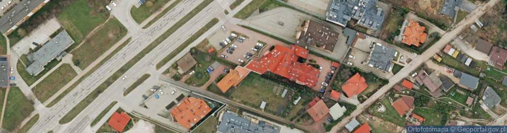 Zdjęcie satelitarne Iwona Kołomańska Niepubliczny Zakład Opieki Zdrowotnej Iwony Kołomańskiej w Kielcach
