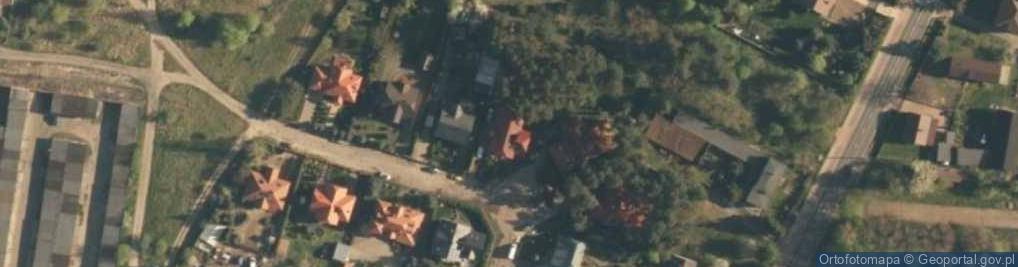 Zdjęcie satelitarne Iwona Wieczorek Przedsiębiorstwo Produkcyjno-Handlowo-Usługowe Arika