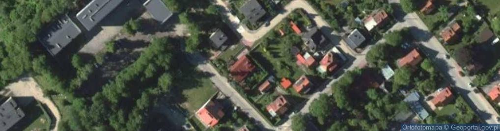 Zdjęcie satelitarne Iwosan Zakład Projektowania i Nadzoru Robót Sanitarnych Iwona Klaudia Piskorska Sławuta
