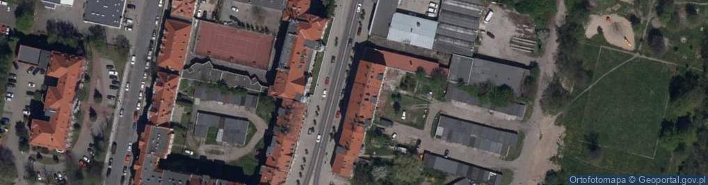 Zdjęcie satelitarne Iza, Bardzińska, Legnica