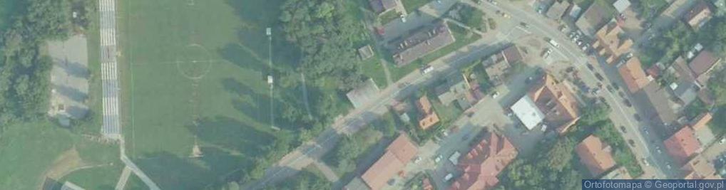 Zdjęcie satelitarne Izba Gospodarcza Dorzecza Raby