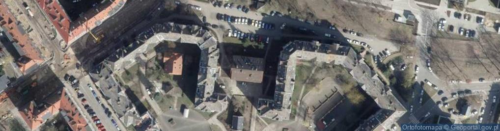 Zdjęcie satelitarne Izba Komornicza w Szczecinie