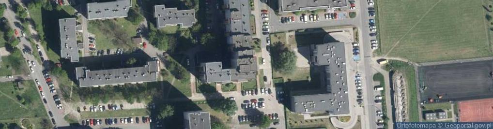 Zdjęcie satelitarne J Gałecka E Gorzkowska A Kaczurba B Koc Ogonowska i Minkiewicz Lekarzy