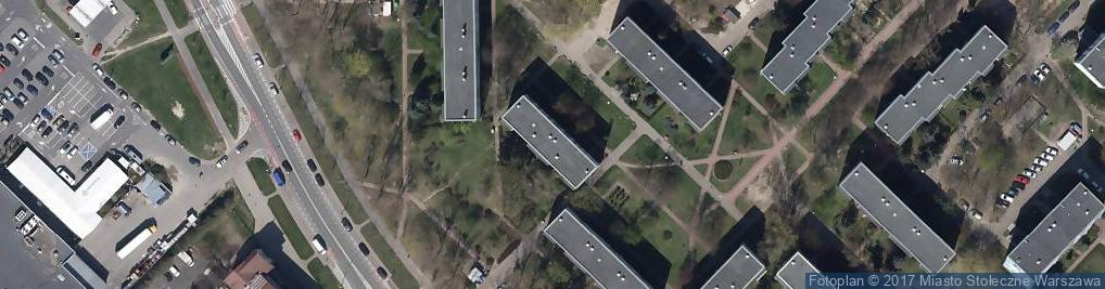 Zdjęcie satelitarne J w Tenis