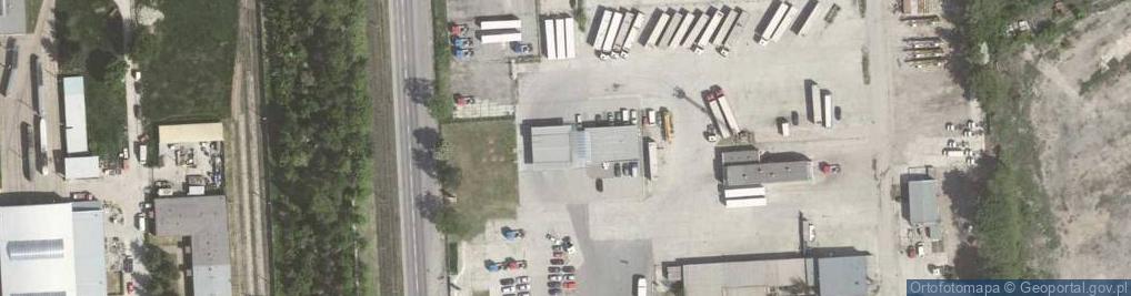 Zdjęcie satelitarne Jacek Kiełb Autopart Południe
