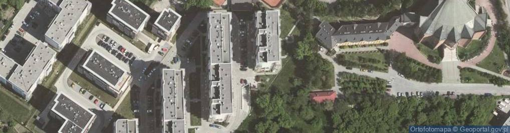 Zdjęcie satelitarne Jacek Krawczyk Specjalistyczna Praktyka Lekarska