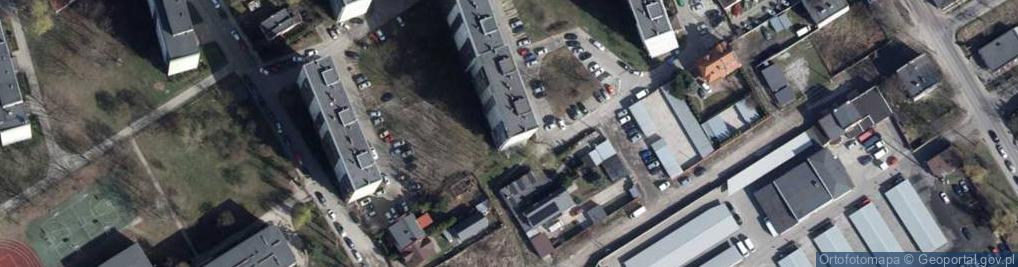 Zdjęcie satelitarne Jacek Mierz Handel Obwoźny Artykuły Spożywcze i Przemysłowe