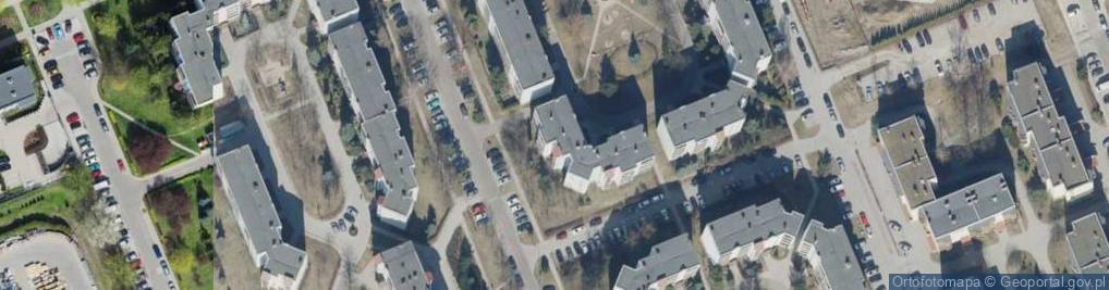 Zdjęcie satelitarne Jacek Nowak 91-521 Łódź Studzińskiego Zdzisława 64 M 14