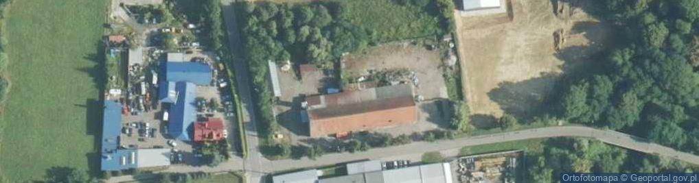 Zdjęcie satelitarne Jacek Okrzesa Przedsiębiorstwo Handlowo-Usługowo-Produkcyjne Granit