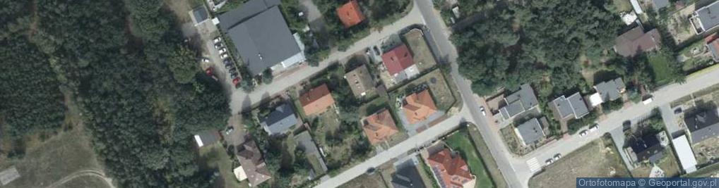 Zdjęcie satelitarne Jacek Wiśniewski Przedsiębiorstwo Produkcyjno-Usługowo- -Handlowe