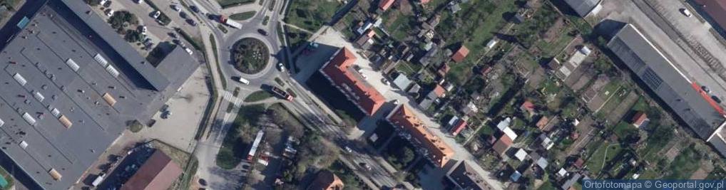Zdjęcie satelitarne "Jajeczko" Sprzedaż Hurtowa i Detaliczna Oraz Transport Sylwester Konieczny