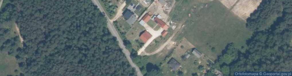 Zdjęcie satelitarne Jan Kasprzyk Zakład Usług Leśnych Sosna