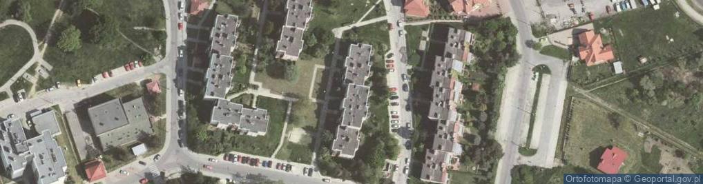 Zdjęcie satelitarne Jan Kociuba Zakład Krawiecki Produkcyjno-Usługowy