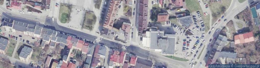 Zdjęcie satelitarne Jan Zieja Kantor Wymiany Walut Dukat Firma Handlowo-Usługowa Sławax