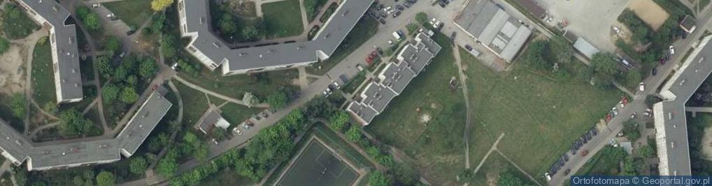 Zdjęcie satelitarne Janrob w Likwidacji