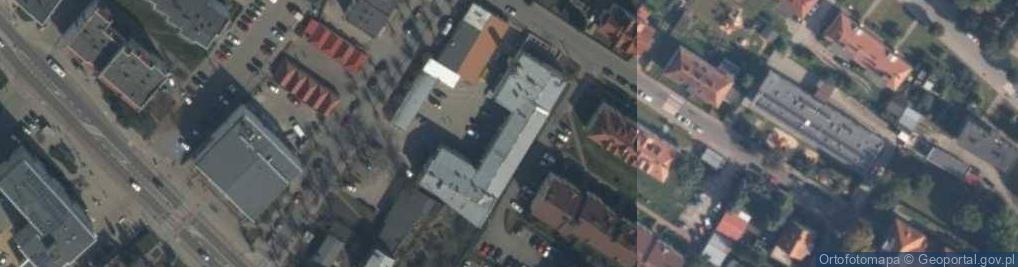 Zdjęcie satelitarne Janusz Cyssewski Janusz Cyssewski Przedsiėbiorstwo Produkcyjno-Handlowo- -Usługowe Mebel