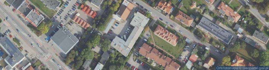 Zdjęcie satelitarne Janusz Cyssewski Janusz Cyssewski Przedsiėbiorstwo Produkcyjno-Handlowo- -Usługowe Mebel
