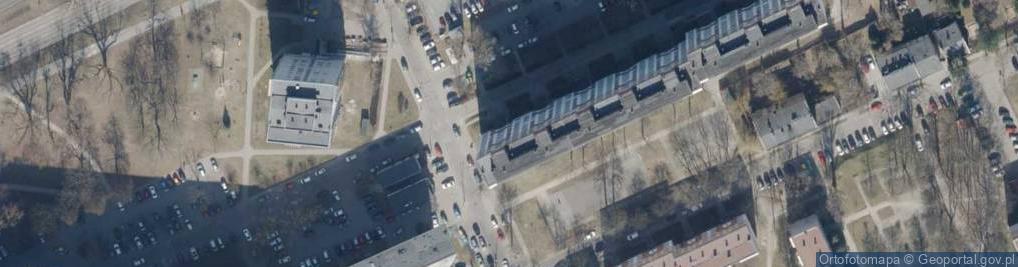 Zdjęcie satelitarne Janusz Józef Kubiak Jakubprzedsiębiorstwo Wielobranżowe Janusz Kubiak Łódź Kochanowskiego Jana 1/3 m 54