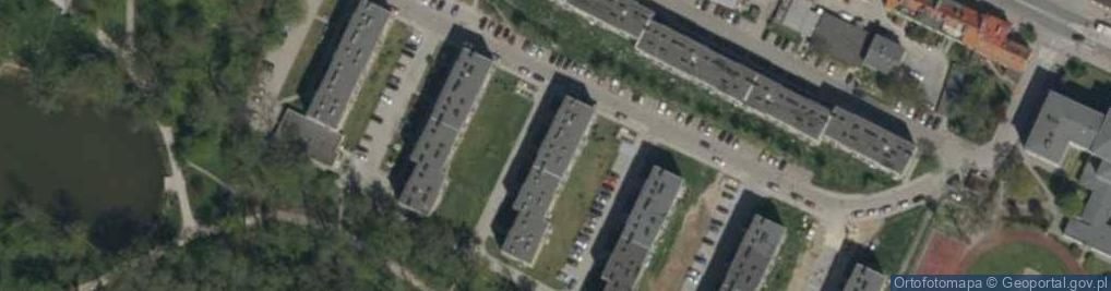 Zdjęcie satelitarne Janusz Kurzyca Graf Biuro Usług Projektowo-Kosztorysowych i Nadzorów Inwestorskich