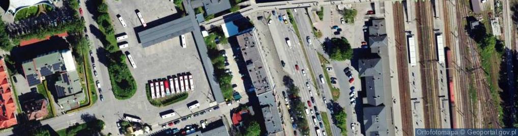 Zdjęcie satelitarne Janusz Marek "Kiosk" Handel Warzywa-Owoce, Art.Spoż.