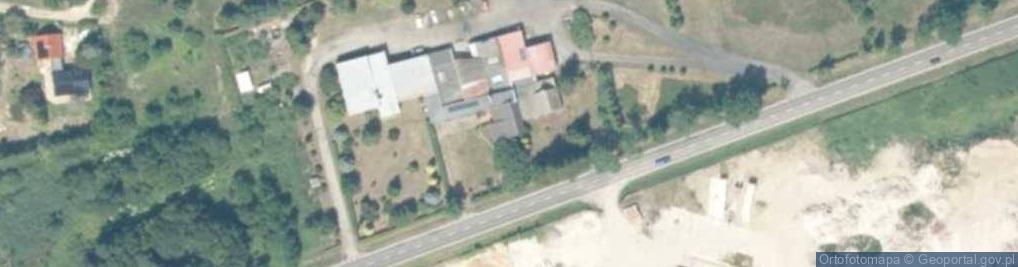 Zdjęcie satelitarne Janusz Waligóra Przedsiębiorstwo Usługowo Handlowe