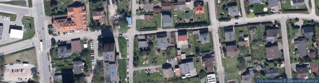 Zdjęcie satelitarne Jarosław Papla Architekci Krajobrazu Pracownia