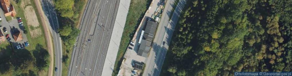 Zdjęcie satelitarne Jarosław Rasch Przedsiębiorstwo Produkcyjno Handlowo Usługowe Domino Jarosław Rasch