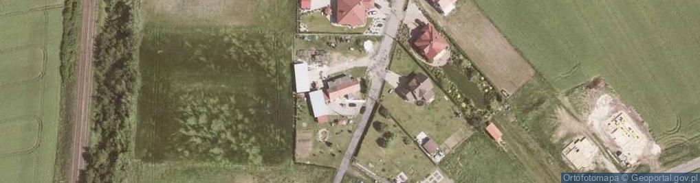 Zdjęcie satelitarne Jarosław Szelest Usługi Leśne Krzew