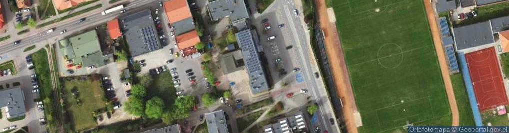 Zdjęcie satelitarne Jednostka Budżetowa Zieleń Miejska