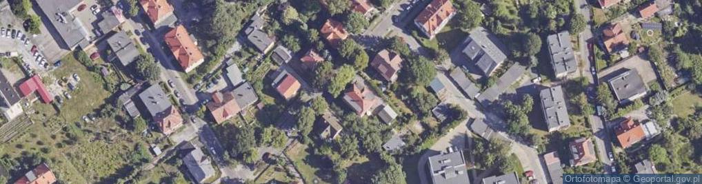 Zdjęcie satelitarne Jeleniogórskie Wodne Ochotnicze Pogotowie Ratunkowe w Jeleniej Górze