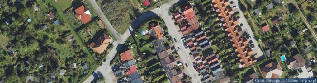 Zdjęcie satelitarne Jerzy Kulawiński Biuro Projektowo - Handlowo - Wykonawcze Budownictwa Ajk