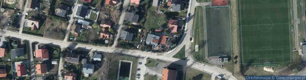 Zdjęcie satelitarne Jerzy Nikołajew Auto -Naprawa Wilków-Osiedle ul.Leszczyńska 1 59-500 Złotoryja