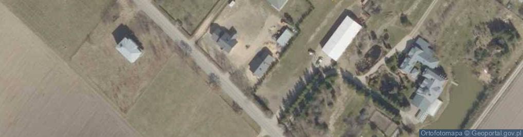 Zdjęcie satelitarne JPWorks Usługi rolnicze, budowlane, transport, sprzedaż choinek