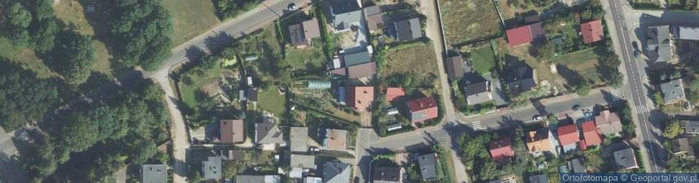 Zdjęcie satelitarne Justyna Bułakowska, Przedsiębiorstwo Produkcyjno Usługowe Handlowe Chlebos