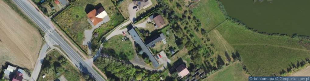Zdjęcie satelitarne Justyna Jędrusińska Przedsiębiorstwo Handlowe Justyna