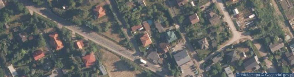 Zdjęcie satelitarne Justynów PKP Przystanek Osobowy