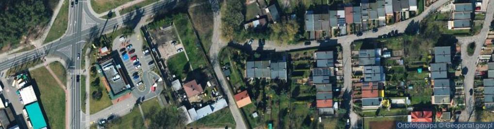 Zdjęcie satelitarne K.Forusińska w.Forusińska