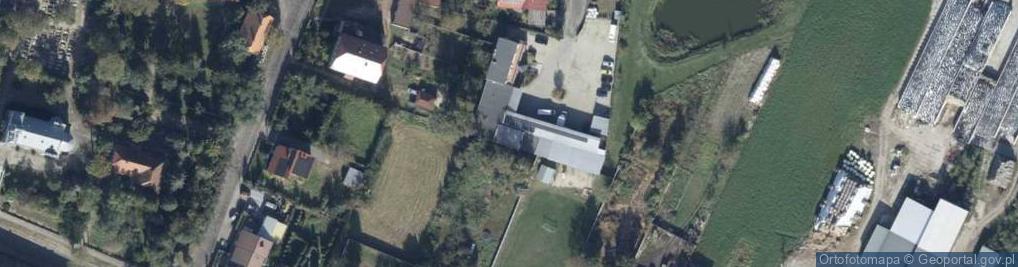 Zdjęcie satelitarne Kama. Hurtownia art. spożywczych