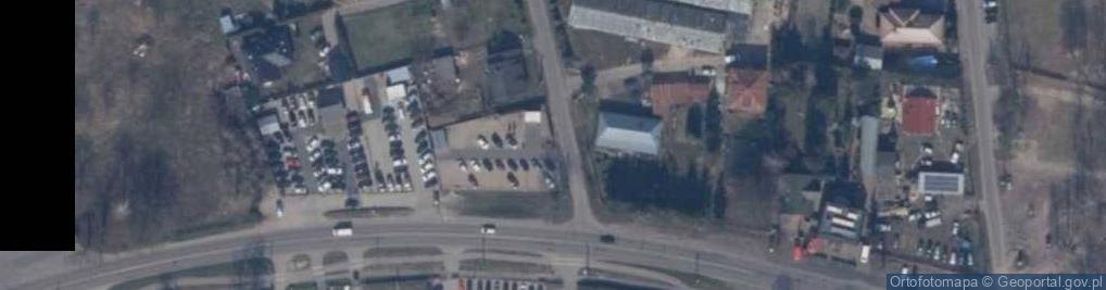 Zdjęcie satelitarne Kamil Przybyłowski Auto Komis Szmaragd