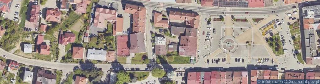 Zdjęcie satelitarne Kancelaria Komornika przy Sądzie Rejonowym w Strzyżowie