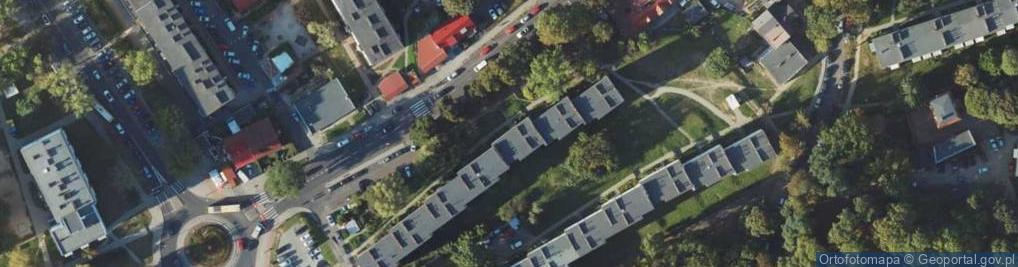 Zdjęcie satelitarne Kancelaria Radcy Prawnego Zielona Góra ul Ptasia 22 7
