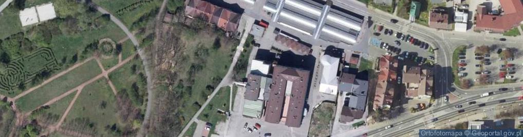 Zdjęcie satelitarne Kaskada Obarski Janusz Słomiany Eugeniusz