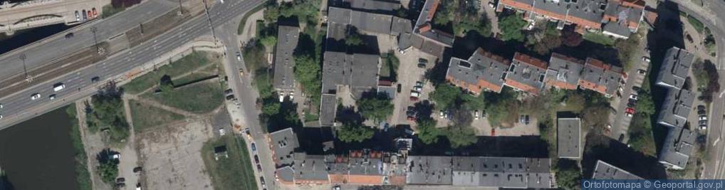 Zdjęcie satelitarne Kaster