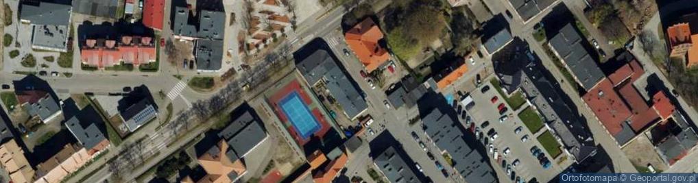 Zdjęcie satelitarne Kaszubski Skład Opału Daniel Świderski